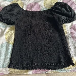 Girls blouse size 14 black